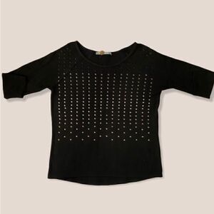 Maurice’s Three Quarter Sleeve Studded Knit Sweater
